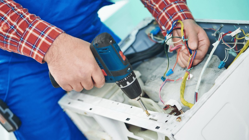 Selendi Fagor Fagor çamaşır makinesi kart tamiri – Su almama arızası orijinal parça ile giderildi. - Teknik servis örneği